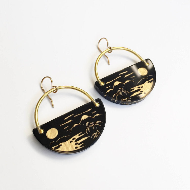 Landscape Earrings - Small