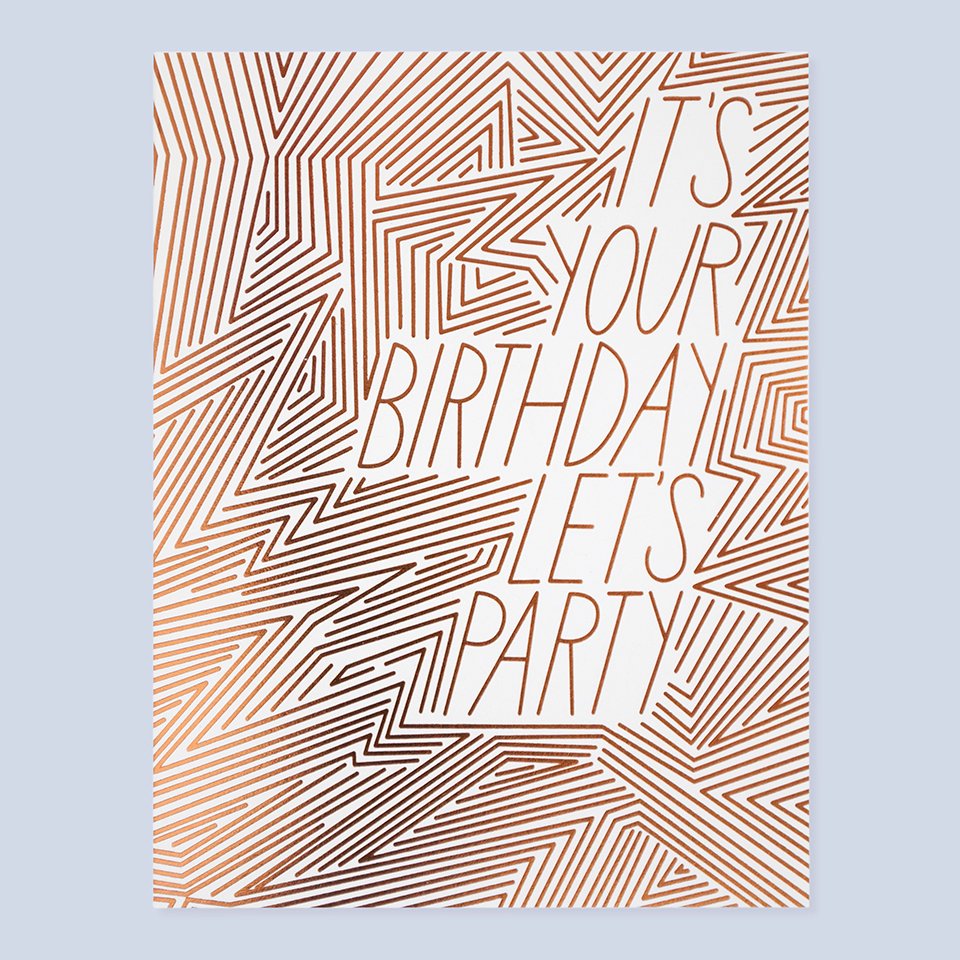 Let's Party-Birthday Card