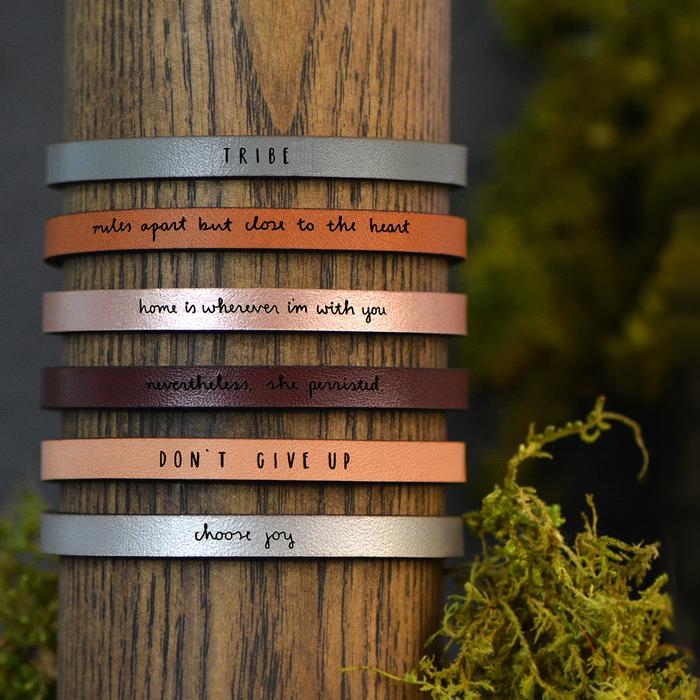 Tribe Bracelet - metallic rose gold