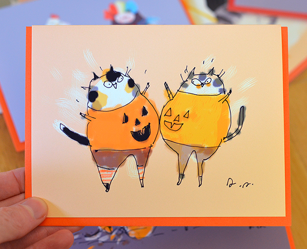 HALLOWEEN CAT CARD