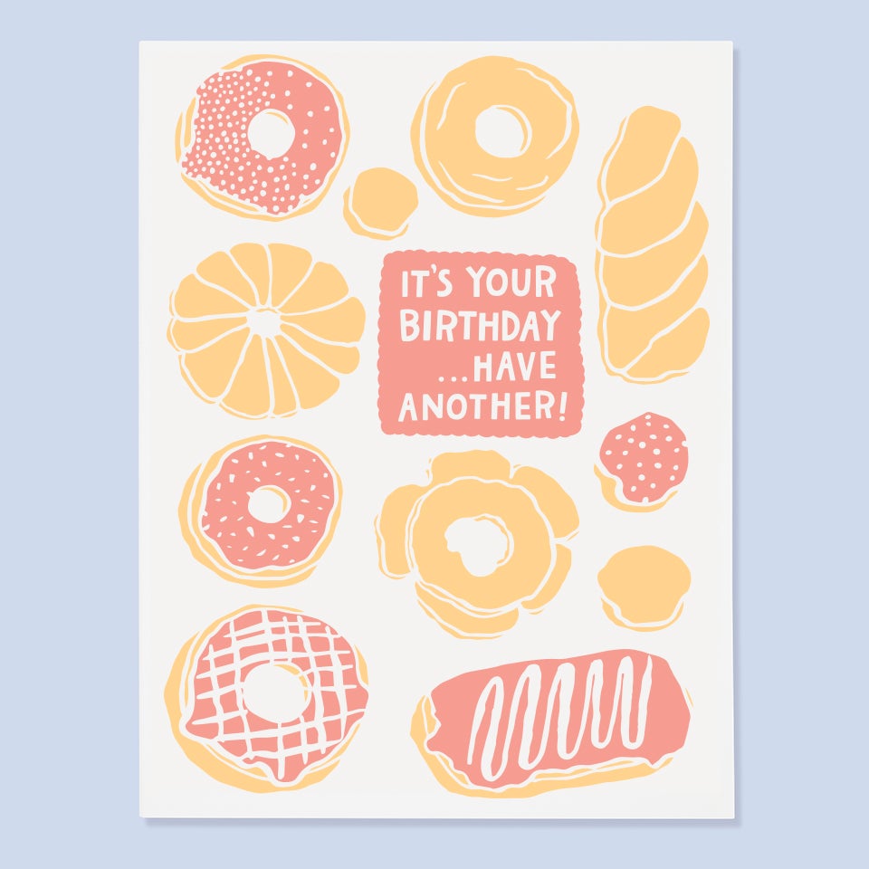 Donut Bday Card