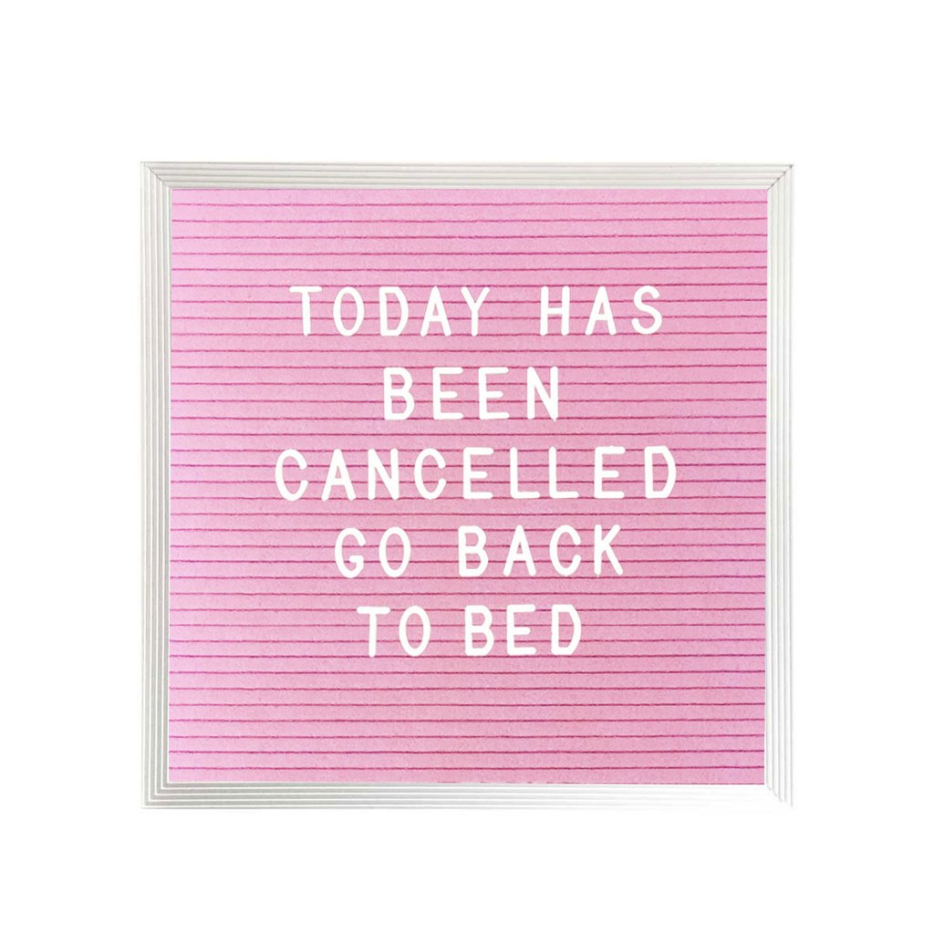 10 x 10 Letter Board - Pink