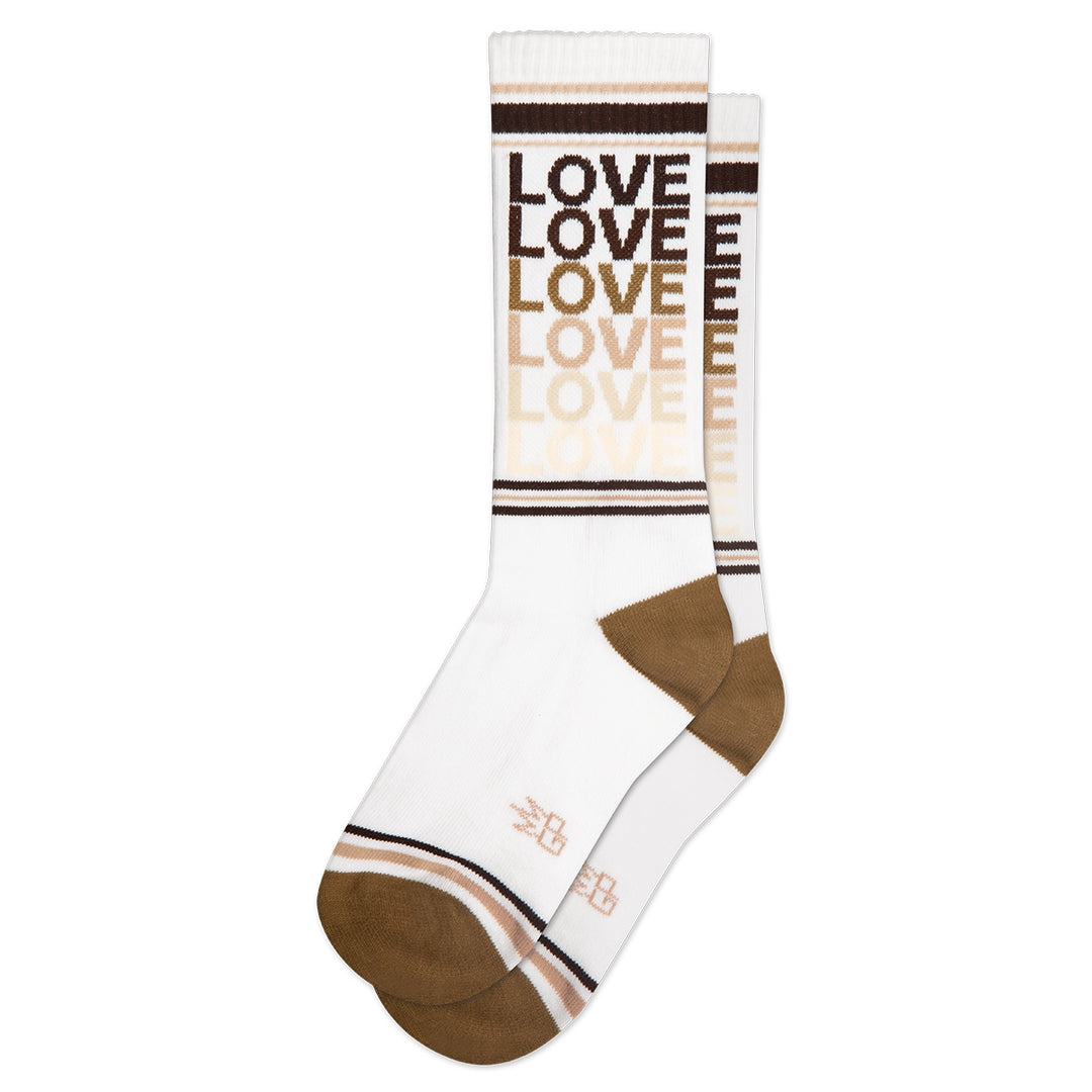 Love Ribbed Gym Socks