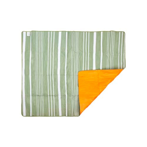 Wash Me Beach Picnic Blanket - Olive and Neon Pomelo