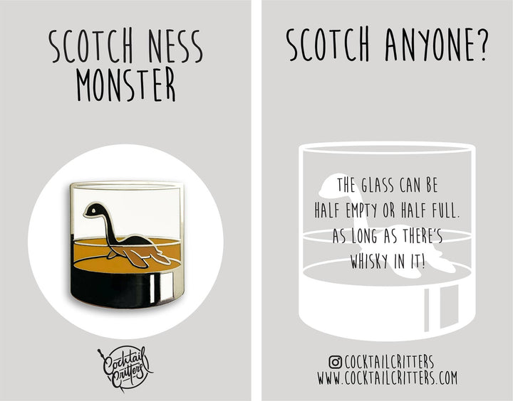 Scotch Ness Monster Hard Enamel Pin