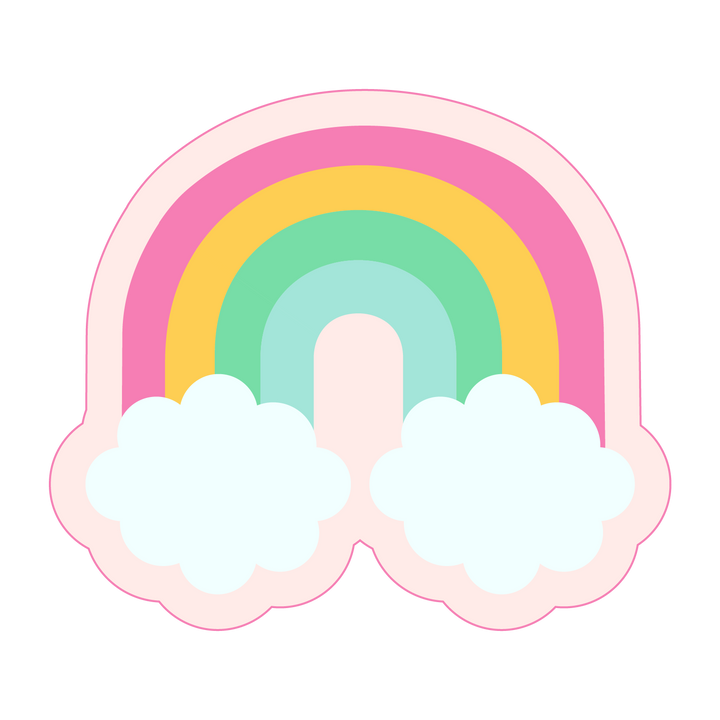 Rainbow Puff Sticker