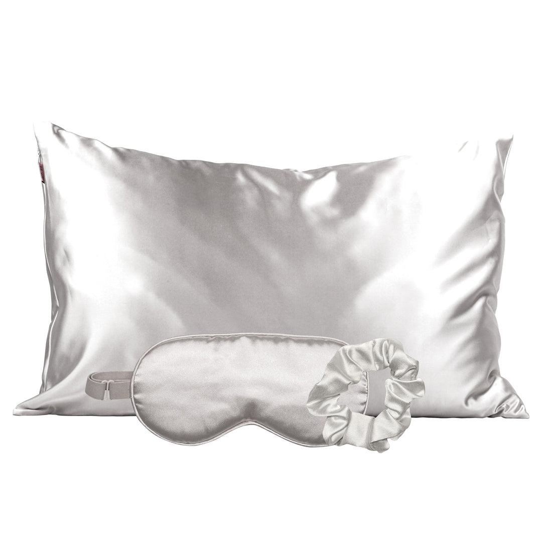 Satin Sleep Set - Silver