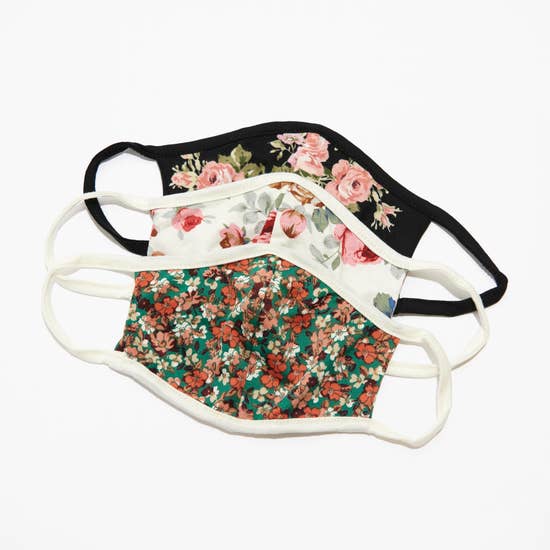 Stylish Face Masks Washable Floral
