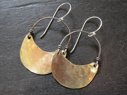 Brass Crescents - Small