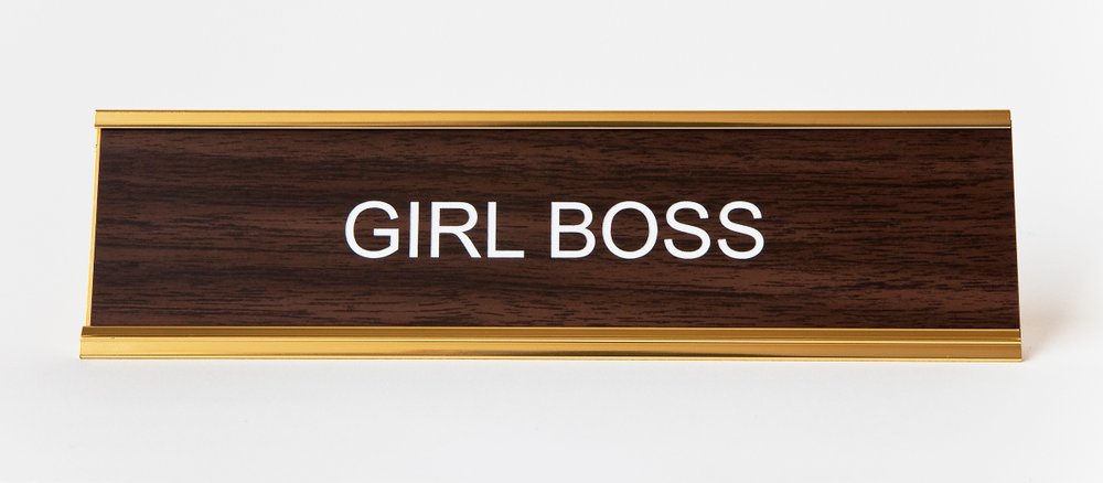Girl Boss Nameplate