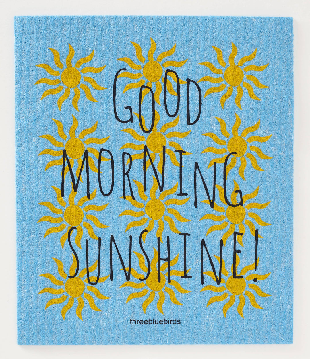 Good Morning Sunshine Swedish Dishcloth