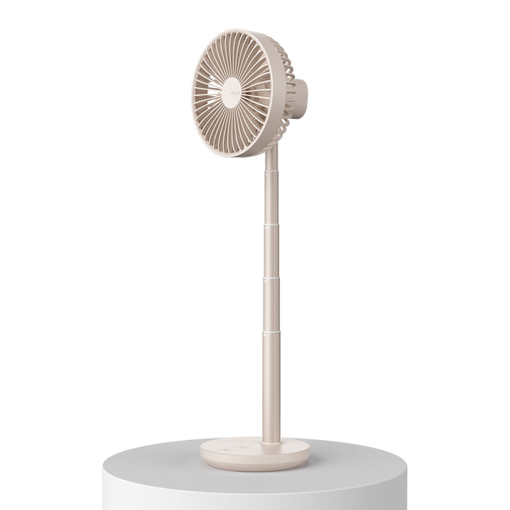 Rechargeable Portable Table Top Rotating and Telescoping Fan