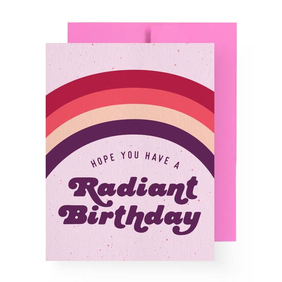 Radiant Birthday card
