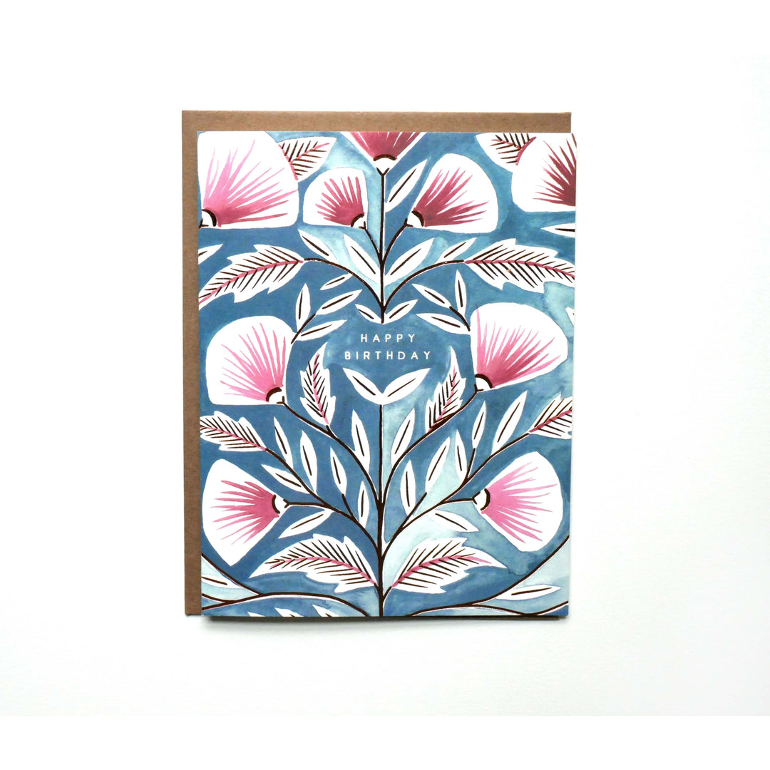 Happy Birthday Foil Stamped Card, FL33
