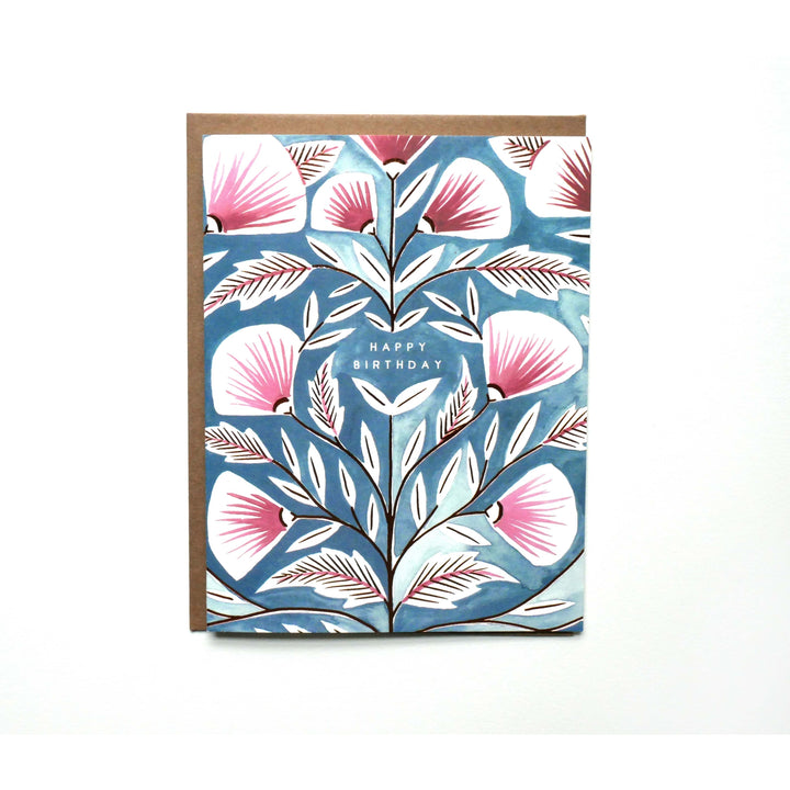 Happy Birthday Foil Stamped Card, FL33