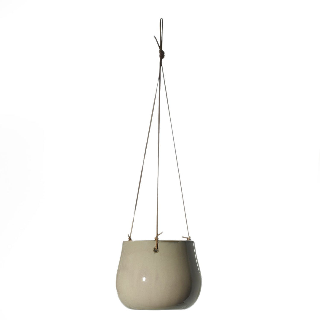 Beige Hanging Planter
