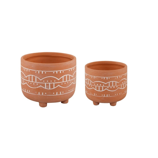 Navajo Ceramic Footed Pot