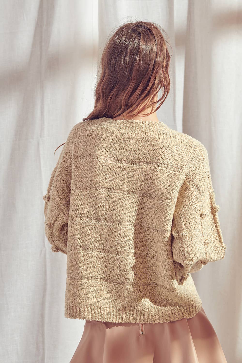 Pom Pom 3D Sweater