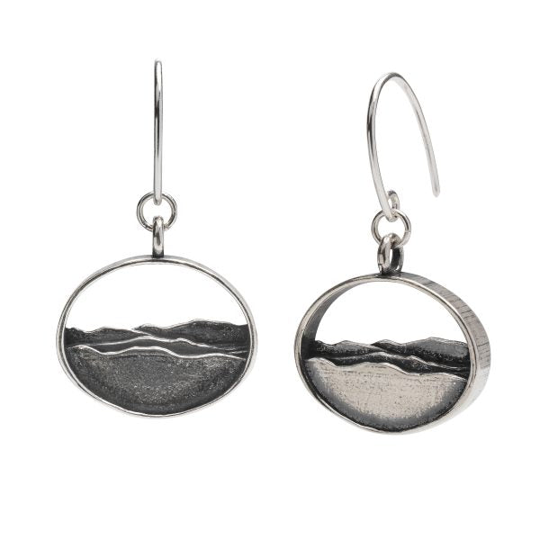 Adirondack Silhouette Earrings - Silver