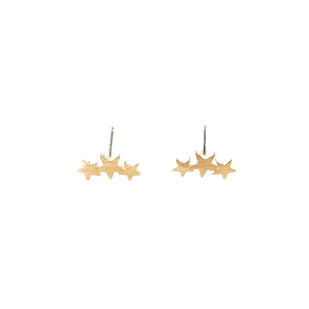 Triple Star Studs