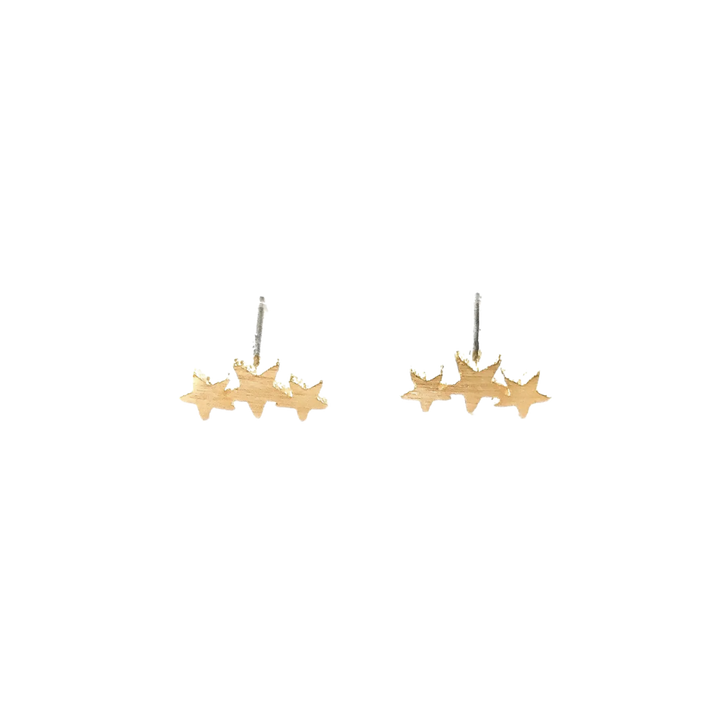 Triple Star Studs