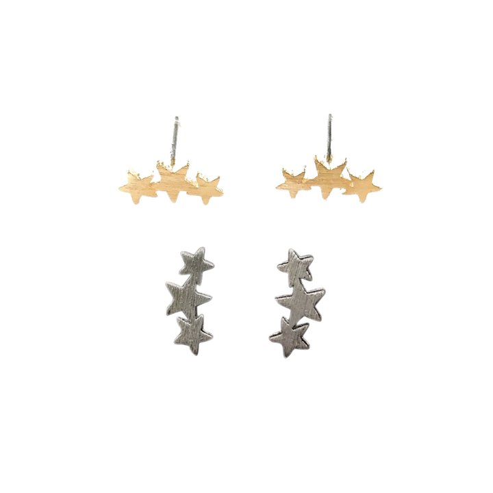 Triple Star Studs
