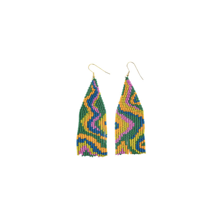 Psychedelic Fringe Earrings