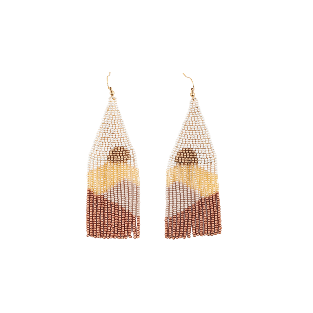 Vista Beaded Fringe Earring