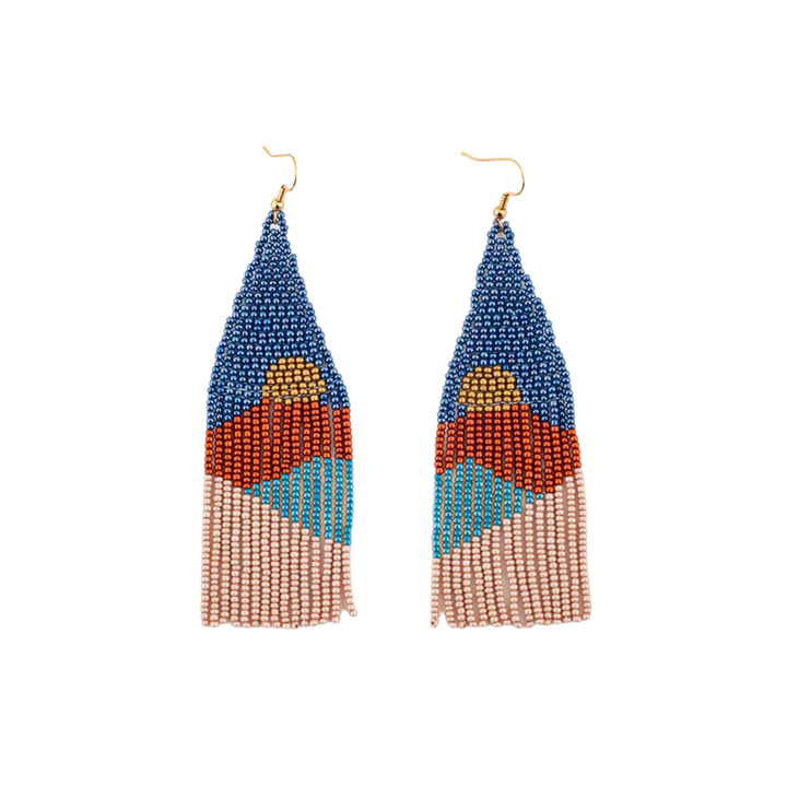 Vista Beaded Fringe Earring