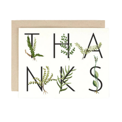 Fern Thanks Card
