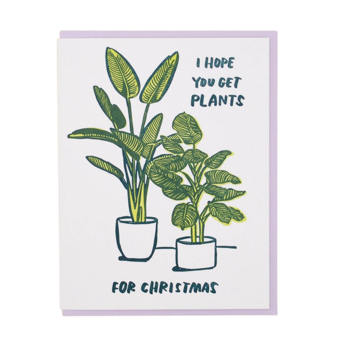 Plants for Christmas Card