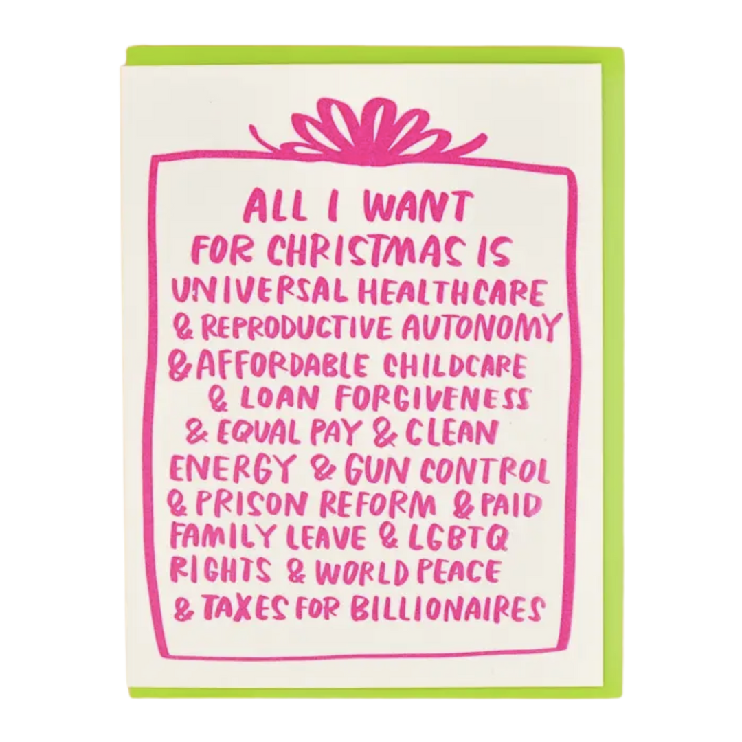 Woke Christmas Holiday Card