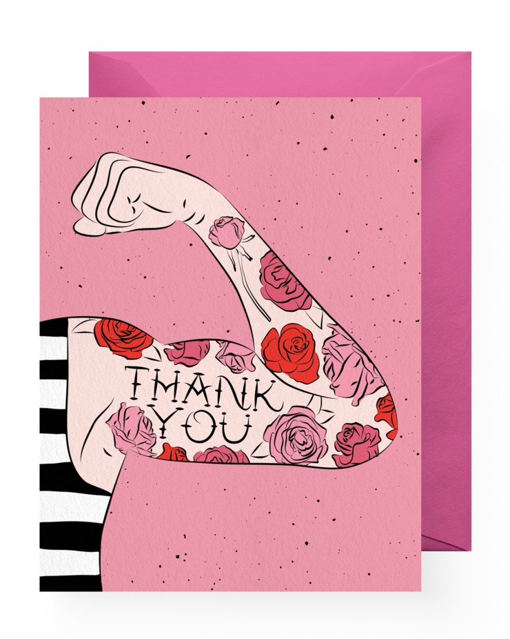 Tattoo Thank You Card