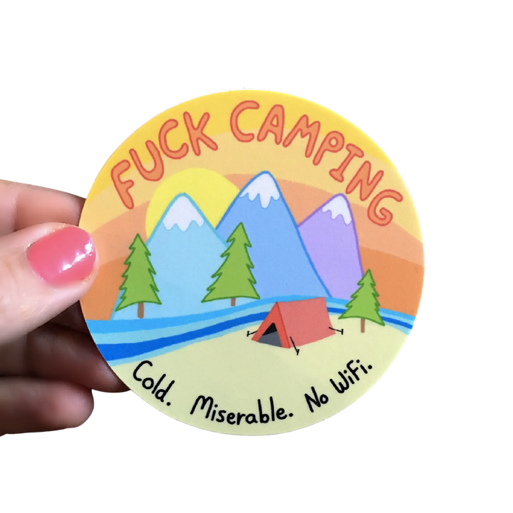 Camping Sticker