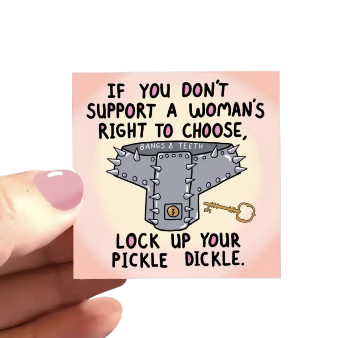 Lock Up Your Pickle Sticker