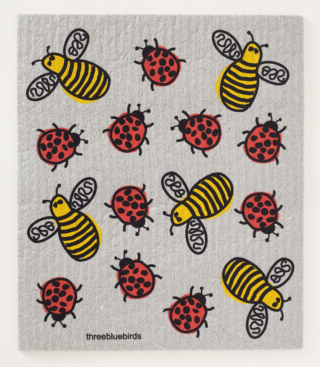 Bees & Bugs Swedish Dishcloth