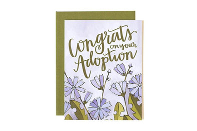 Congrats Adoption Floral card