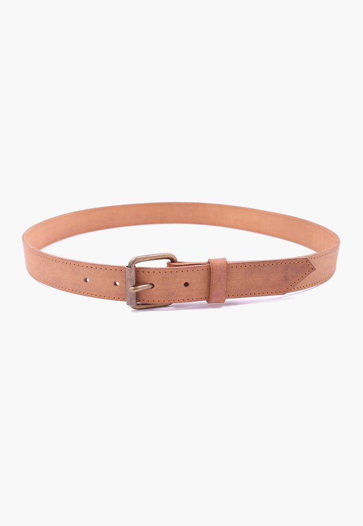 Castor Oiled Leather Belt - 34