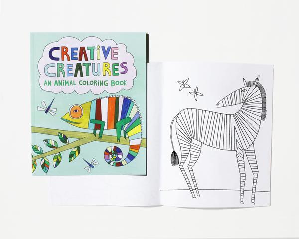 Creative Creatures Coloring Book
