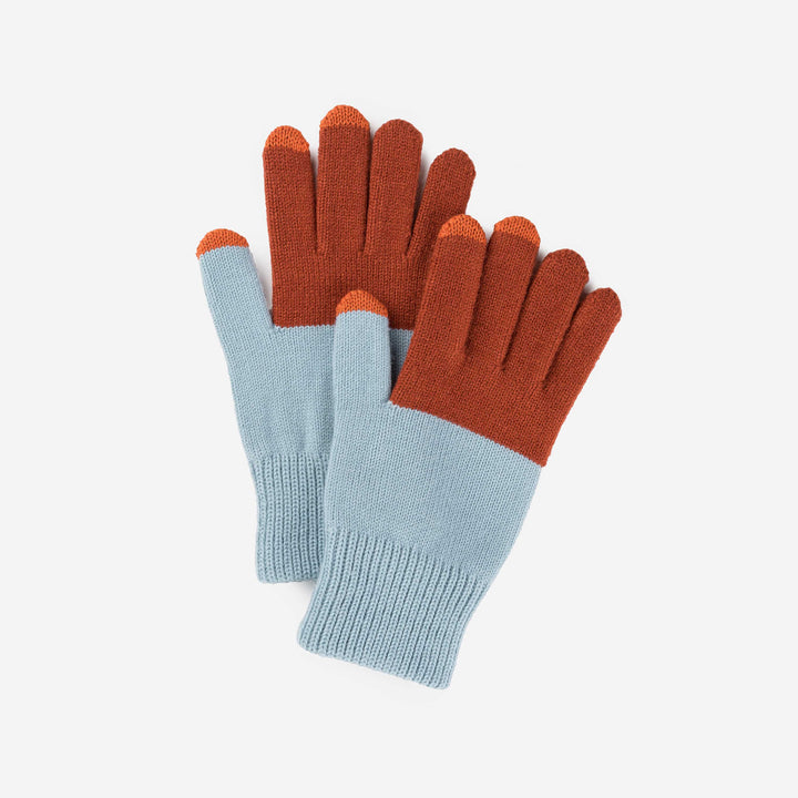 Trio Colorblock Touchscreen Gloves