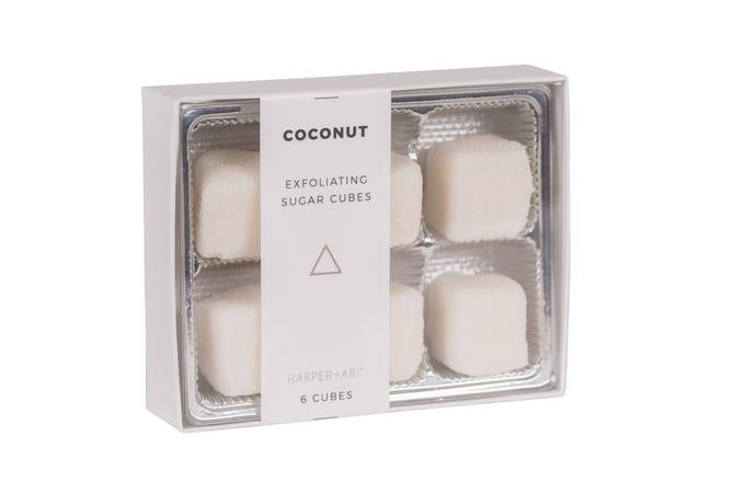 Exfoliating Sugar Cubes - Coconut Gift Box