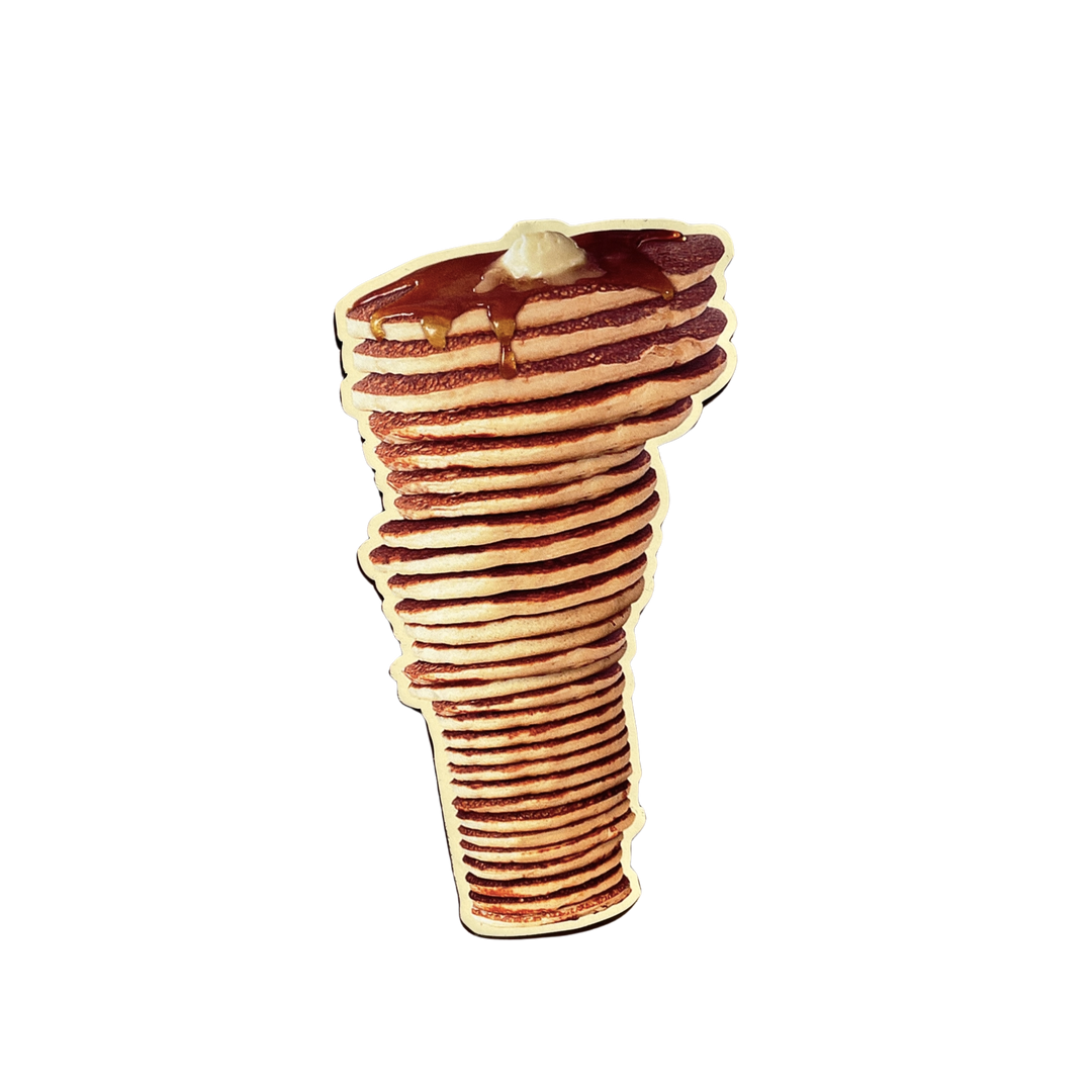 Vermont-shaped Pancake Stack Magnet