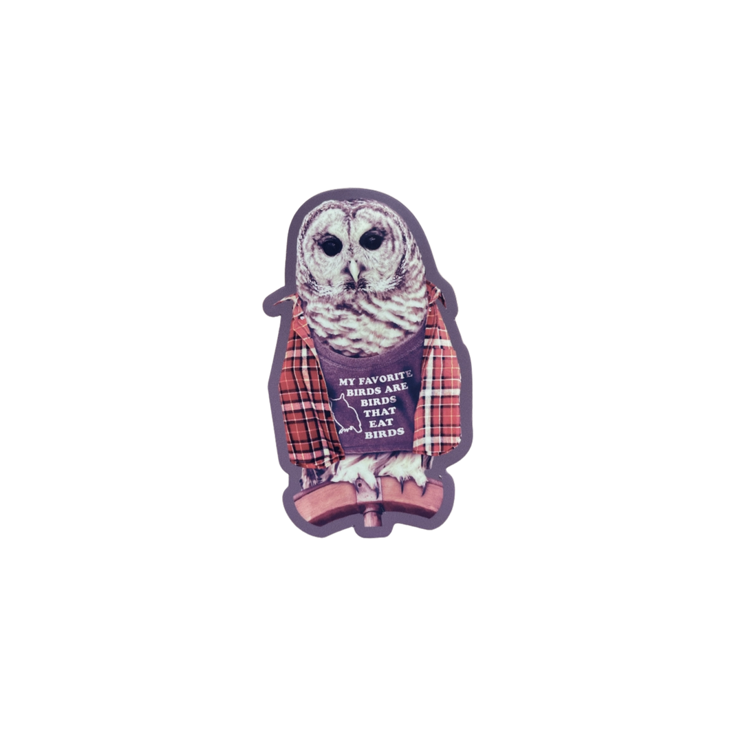 Barred Owl Sticker