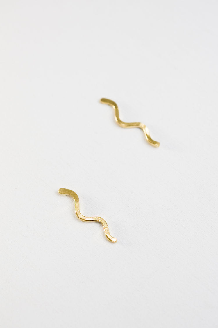 Mini Lana Brass Earrings
