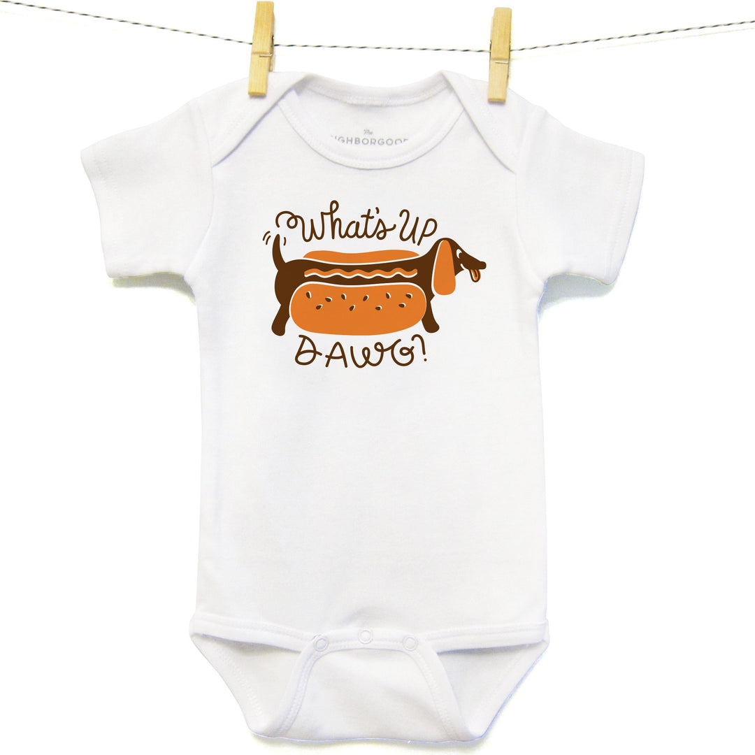 Doxie Hot Dog Baby One-Piece