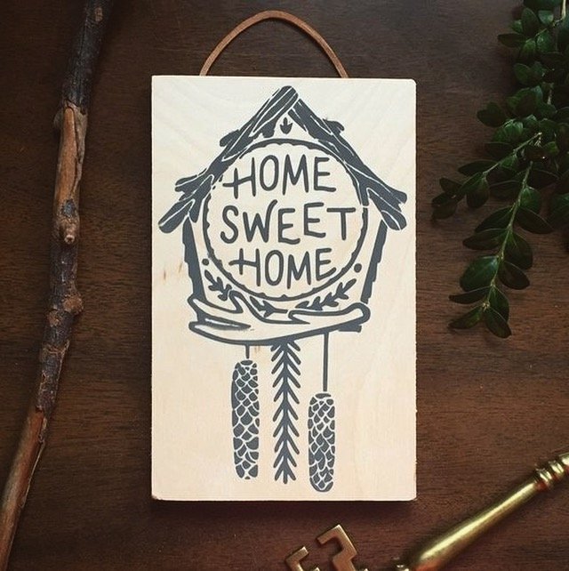 Home Sweet Home Sign