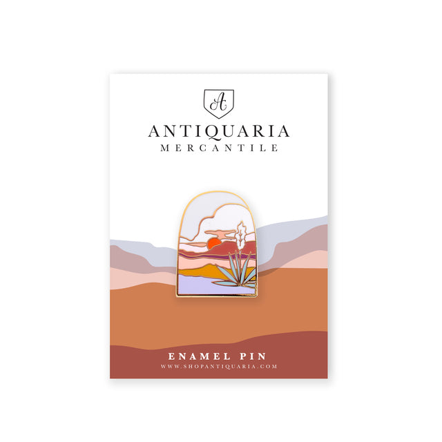 Agave Sunset Enamel Pin