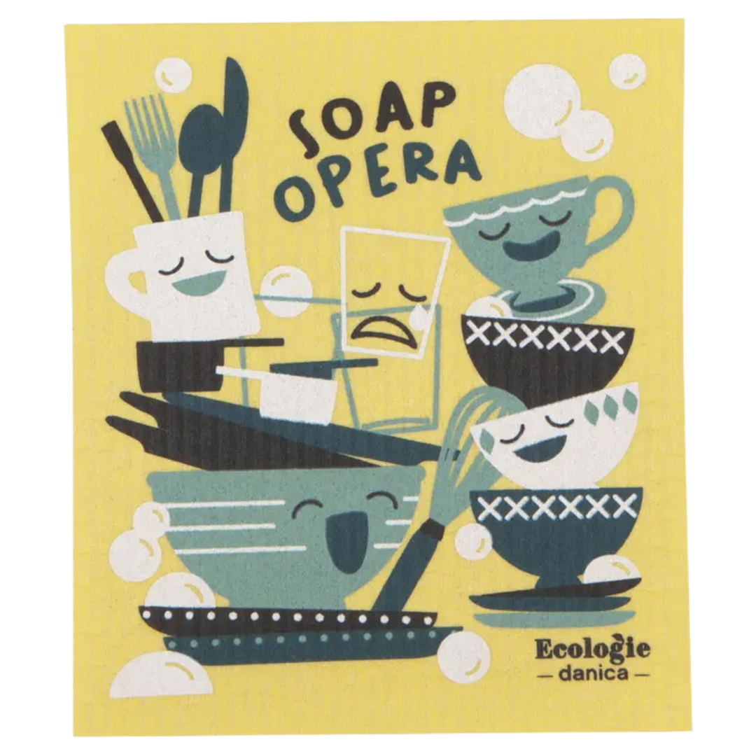 Soap Opera Swedish Dishcloth