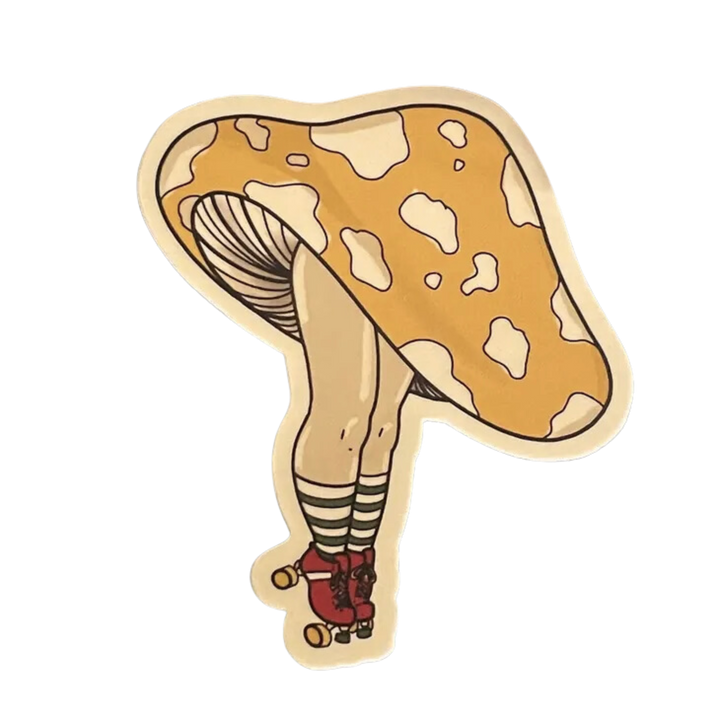 Shroom Skater Vinyl Sticker