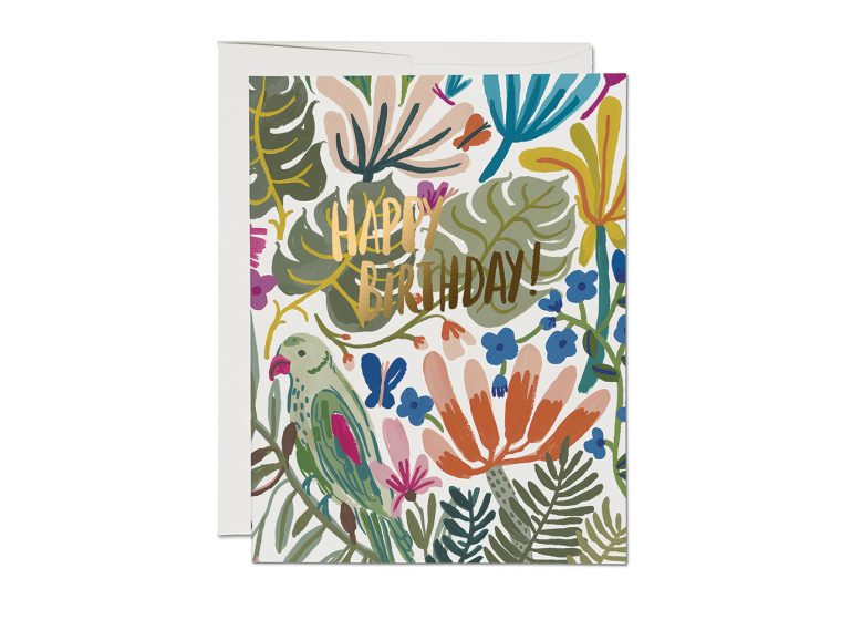Tropical Jungle Birthday Card